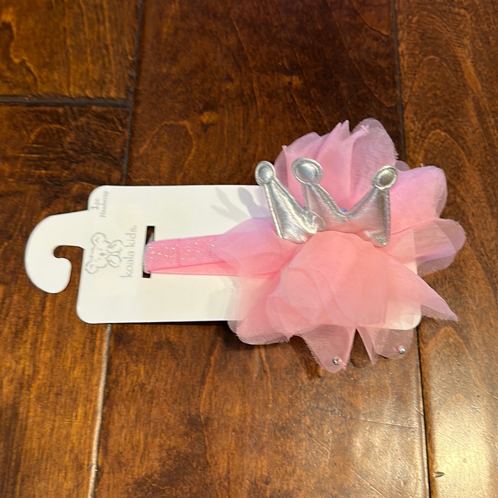 Koala Kids Princess Crown Headwrap NWT
